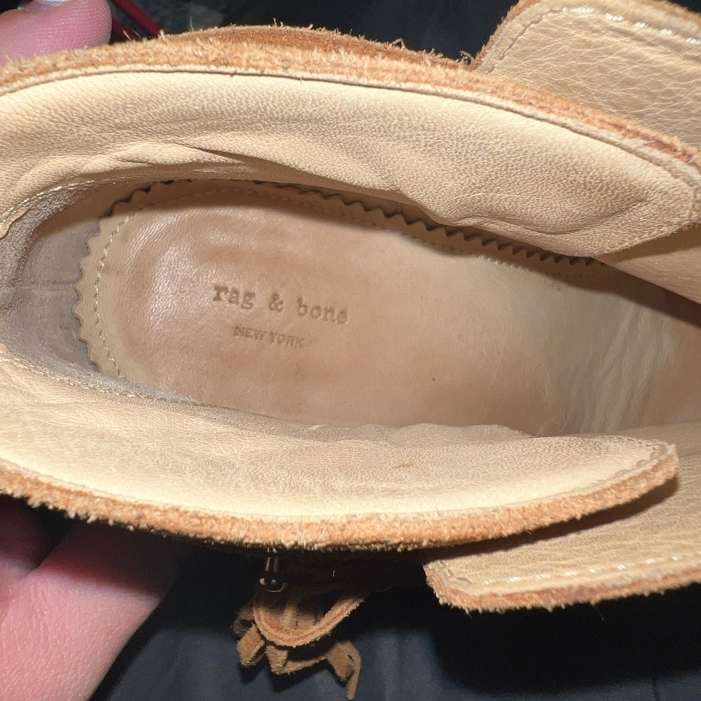 Women’s Rag & Bone suede booties sz 39 - Picture 4 of 6